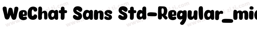 WeChat Sans Std-Regular_mianfeiziti字体转换